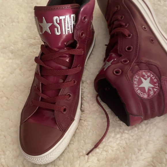 Converse all star sneakers burgundy size 7 men’s brand new - Picture 1 of 2